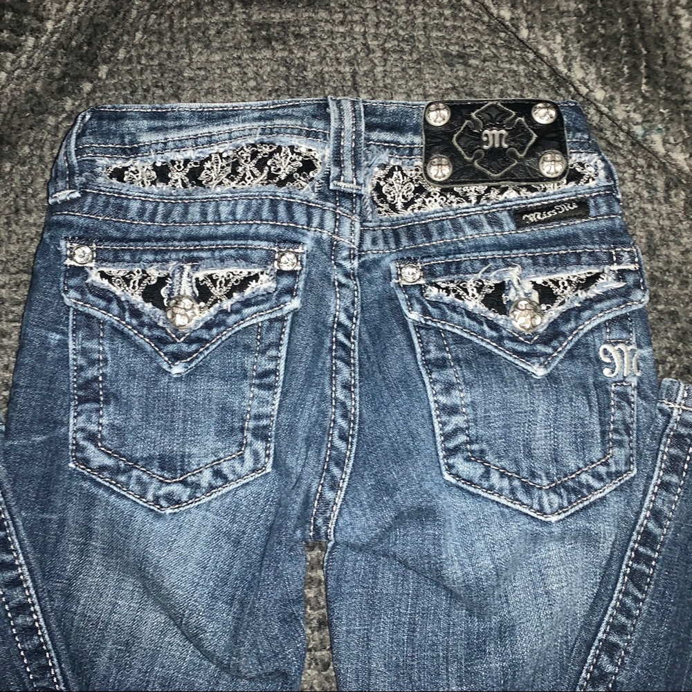 Miss me little girls jeans size 8